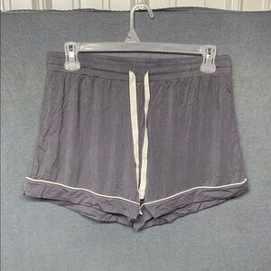 Womens Gray Lounge Shorts